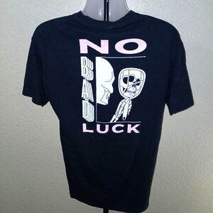 CHOMP No Bad Luck T shirt size Large
